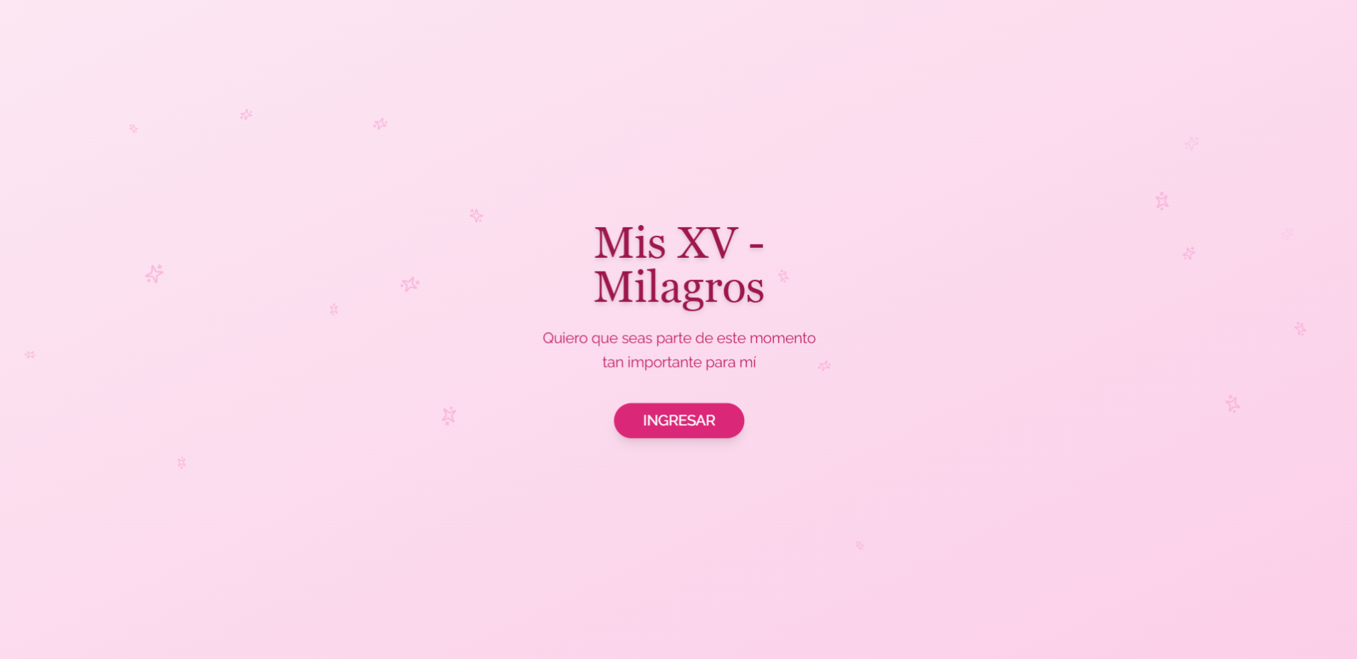Invitación Digital - Mis XV