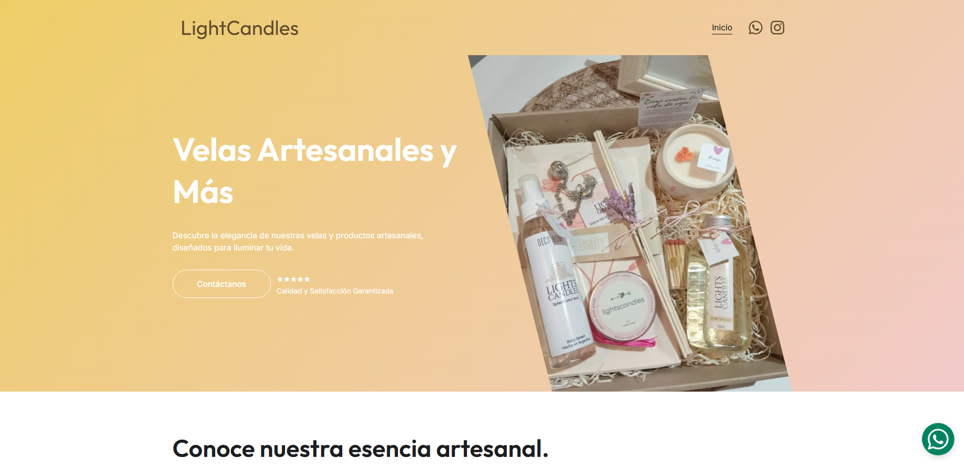 LightCandles - Velas Artesanales